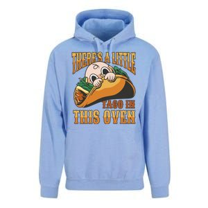 There's A Little Taco In This Oven Pregnancy Unisex Surf Hoodie