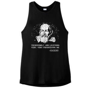 Thunderbolt And Lightning Galileo Retro Very Frightening Me Ladies PosiCharge Tri-Blend Wicking Tank