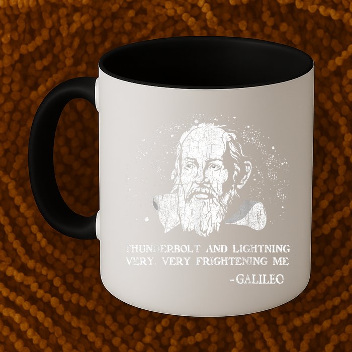 Thunderbolt And Lightning Galileo Retro Very Frightening Me Mug