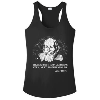 Thunderbolt And Lightning Galileo Retro Very Frightening Me Ladies PosiCharge Competitor Racerback Tank