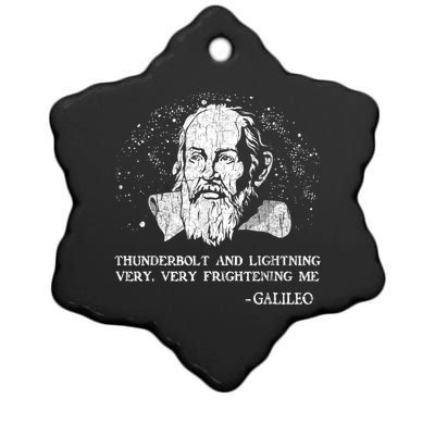 Thunderbolt And Lightning Galileo Retro Very Frightening Me Ceramic Star Ornament