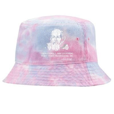 Thunderbolt And Lightning Galileo Retro Very Frightening Me Tie-Dyed Bucket Hat