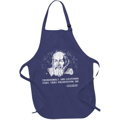 Thunderbolt And Lightning Galileo Retro Very Frightening Me Full-Length Apron With Pockets