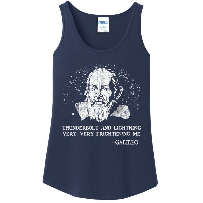 Thunderbolt And Lightning Galileo Retro Very Frightening Me Ladies Essential Tank