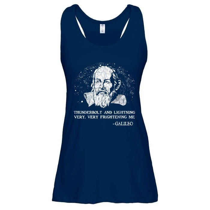 Thunderbolt And Lightning Galileo Retro Very Frightening Me Ladies Essential Flowy Tank