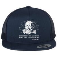 Thunderbolt And Lightning Galileo Retro Very Frightening Me Flat Bill Trucker Hat