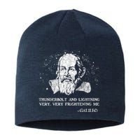 Thunderbolt And Lightning Galileo Retro Very Frightening Me Sustainable Beanie