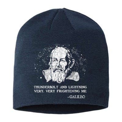 Thunderbolt And Lightning Galileo Retro Very Frightening Me Sustainable Beanie