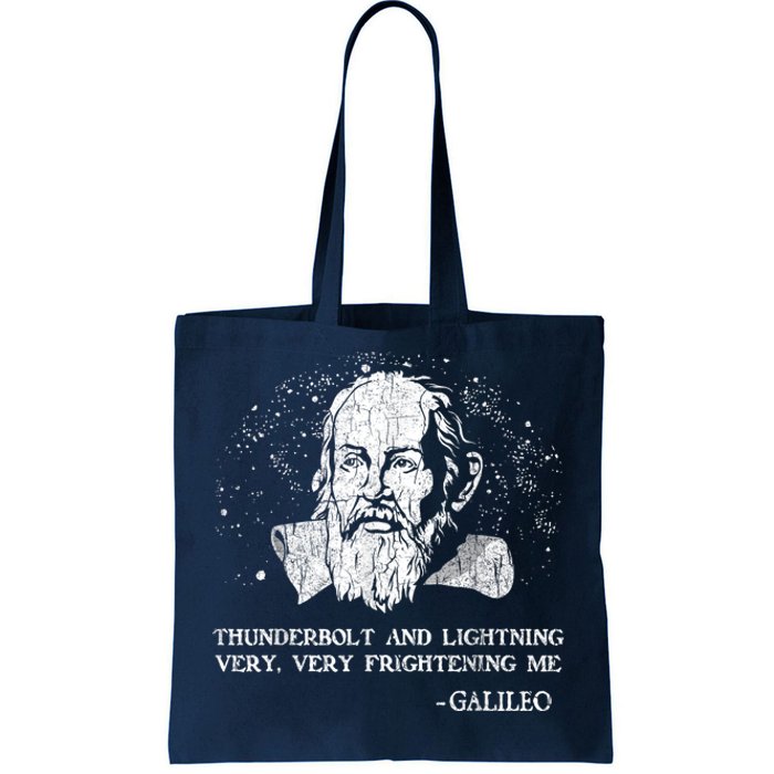 Thunderbolt And Lightning Galileo Retro Very Frightening Me Tote Bag