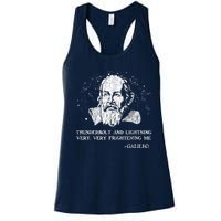 Thunderbolt And Lightning Galileo Retro Very Frightening Me Women's Racerback Tank