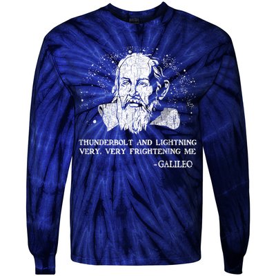Thunderbolt And Lightning Galileo Retro Very Frightening Me Tie-Dye Long Sleeve Shirt