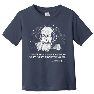 Thunderbolt And Lightning Galileo Retro Very Frightening Me Toddler T-Shirt