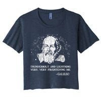 Thunderbolt And Lightning Galileo Retro Very Frightening Me Crop Top