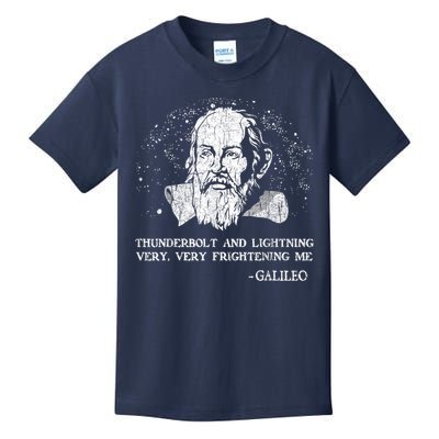 Thunderbolt And Lightning Galileo Retro Very Frightening Me Kids T-Shirt