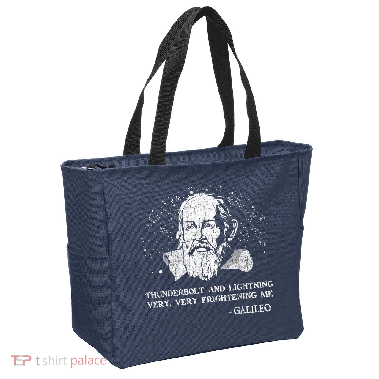 Thunderbolt And Lightning Galileo Retro Very Frightening Me Zip Tote Bag