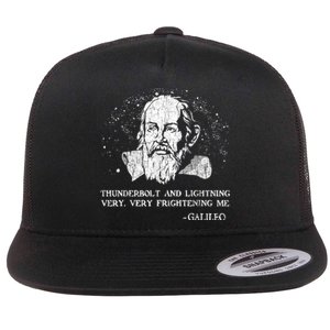 Thunderbolt And Lightning Galileo Retro Very Frightening Me Flat Bill Trucker Hat