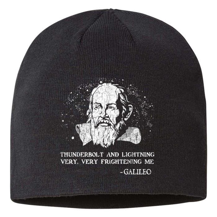 Thunderbolt And Lightning Galileo Retro Very Frightening Me Sustainable Beanie