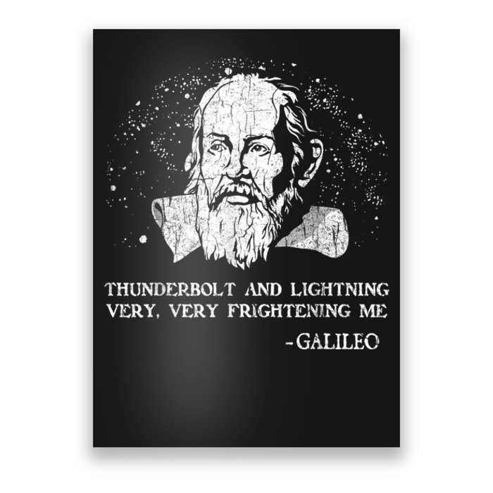 Thunderbolt And Lightning Galileo Retro Very Frightening Me Poster