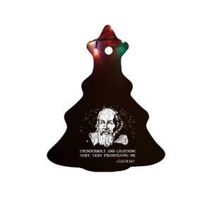 Thunderbolt And Lightning Galileo Retro Very Frightening Me Ceramic Tree Ornament