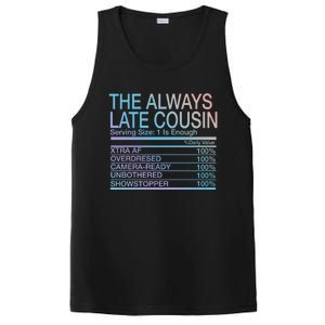 The Always Late Cousin Cool Gift PosiCharge Competitor Tank