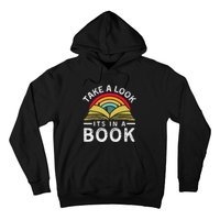 Take A Look ItS In A Book Hoodie