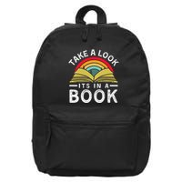 Take A Look ItS In A Book 16 in Basic Backpack