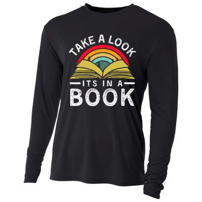 Take A Look ItS In A Book Cooling Performance Long Sleeve Crew