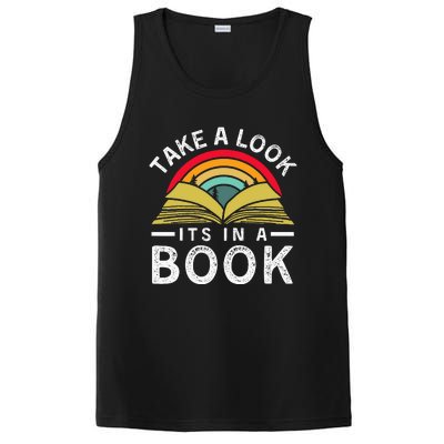 Take A Look ItS In A Book PosiCharge Competitor Tank