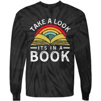 Take A Look ItS In A Book Tie-Dye Long Sleeve Shirt