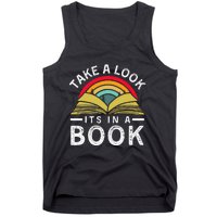 Take A Look ItS In A Book Tank Top