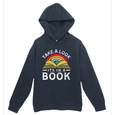 Take A Look ItS In A Book Urban Pullover Hoodie