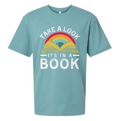 Take A Look ItS In A Book Sueded Cloud Jersey T-Shirt