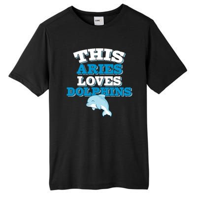 This Aries Loves Dolphins Tall Fusion ChromaSoft Performance T-Shirt