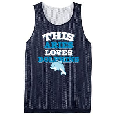 This Aries Loves Dolphins Mesh Reversible Basketball Jersey Tank