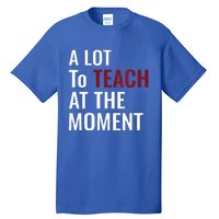 Teacher A Lot To Teach Nice Tall T-Shirt