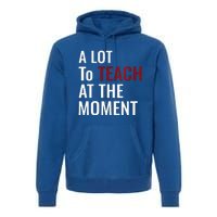 Teacher A Lot To Teach Nice Premium Hoodie