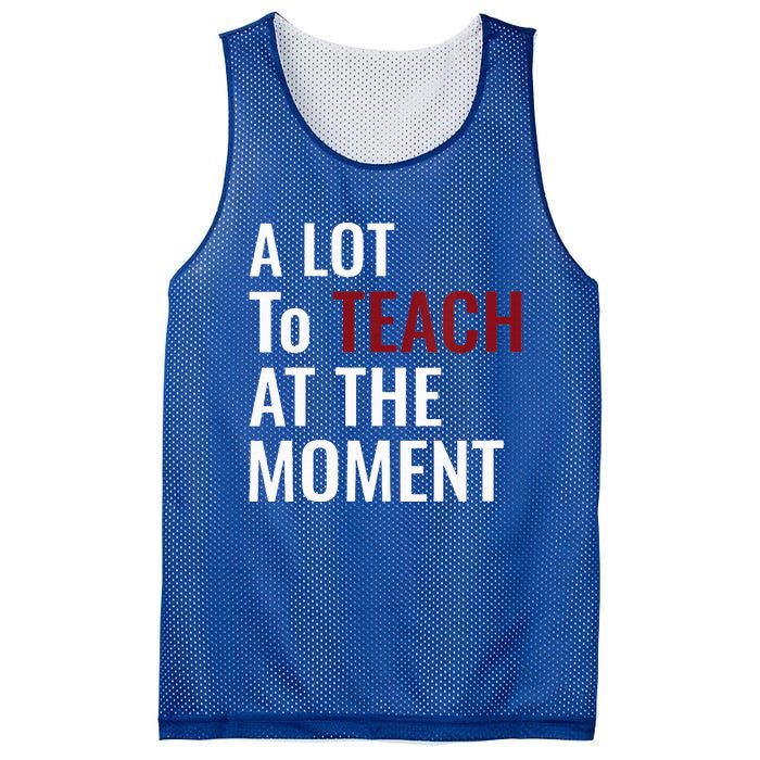 Teacher A Lot To Teach Nice Mesh Reversible Basketball Jersey Tank