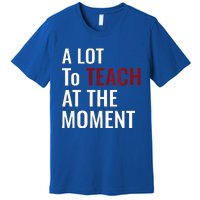 Teacher A Lot To Teach Nice Premium T-Shirt