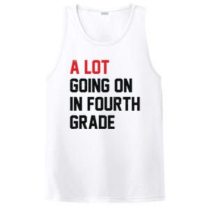 Teacher A Lot Going On In Fourth Grade Back To School PosiCharge Competitor Tank