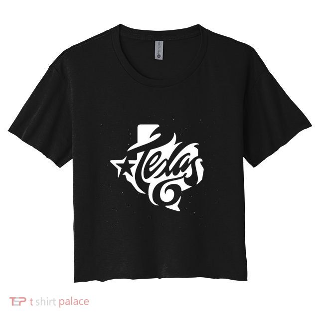 Texas Artistic Logo Crop Top