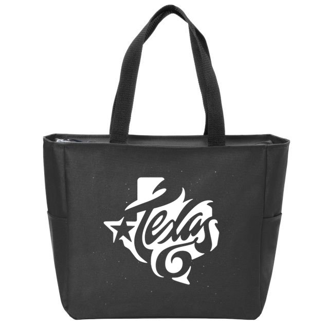 Texas Artistic Logo Zip Tote Bag