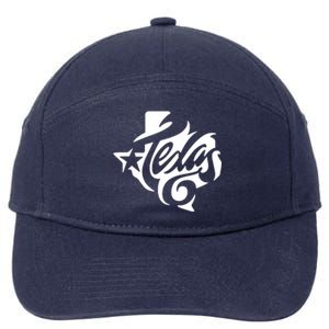 Texas Artistic Logo 7-Panel Snapback Hat