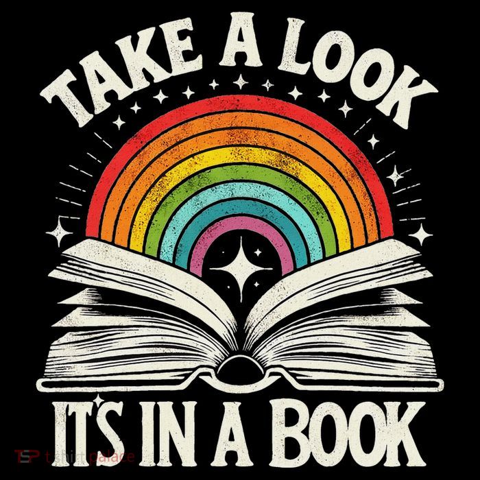 Take A Look A Book Vintage Reading Librarian Rainbow Wool Snapback Cap