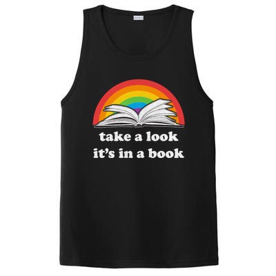 Take A Look Its In A Book Retro Inspired Reading Rainbow PosiCharge Competitor Tank