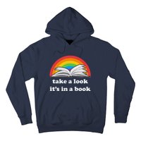 Take A Look Its In A Book Retro Inspired Reading Rainbow Hoodie