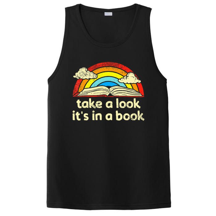 Take A Look ItS In A Book Reading PosiCharge Competitor Tank