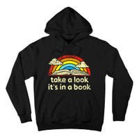 Take A Look ItS In A Book Reading Tall Hoodie