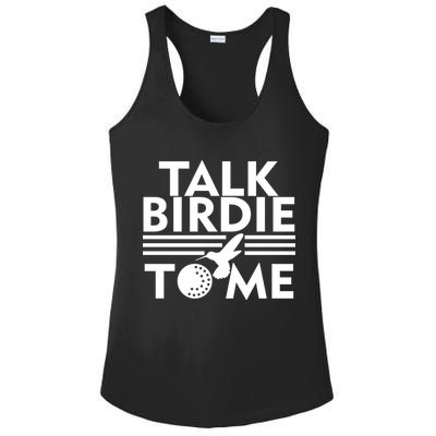 Talk Birdie To Me Ladies PosiCharge Competitor Racerback Tank