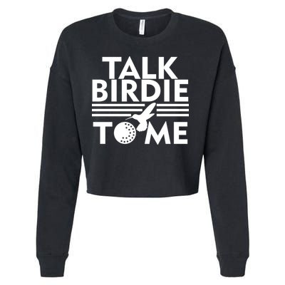 Talk Birdie To Me Cropped Pullover Crew