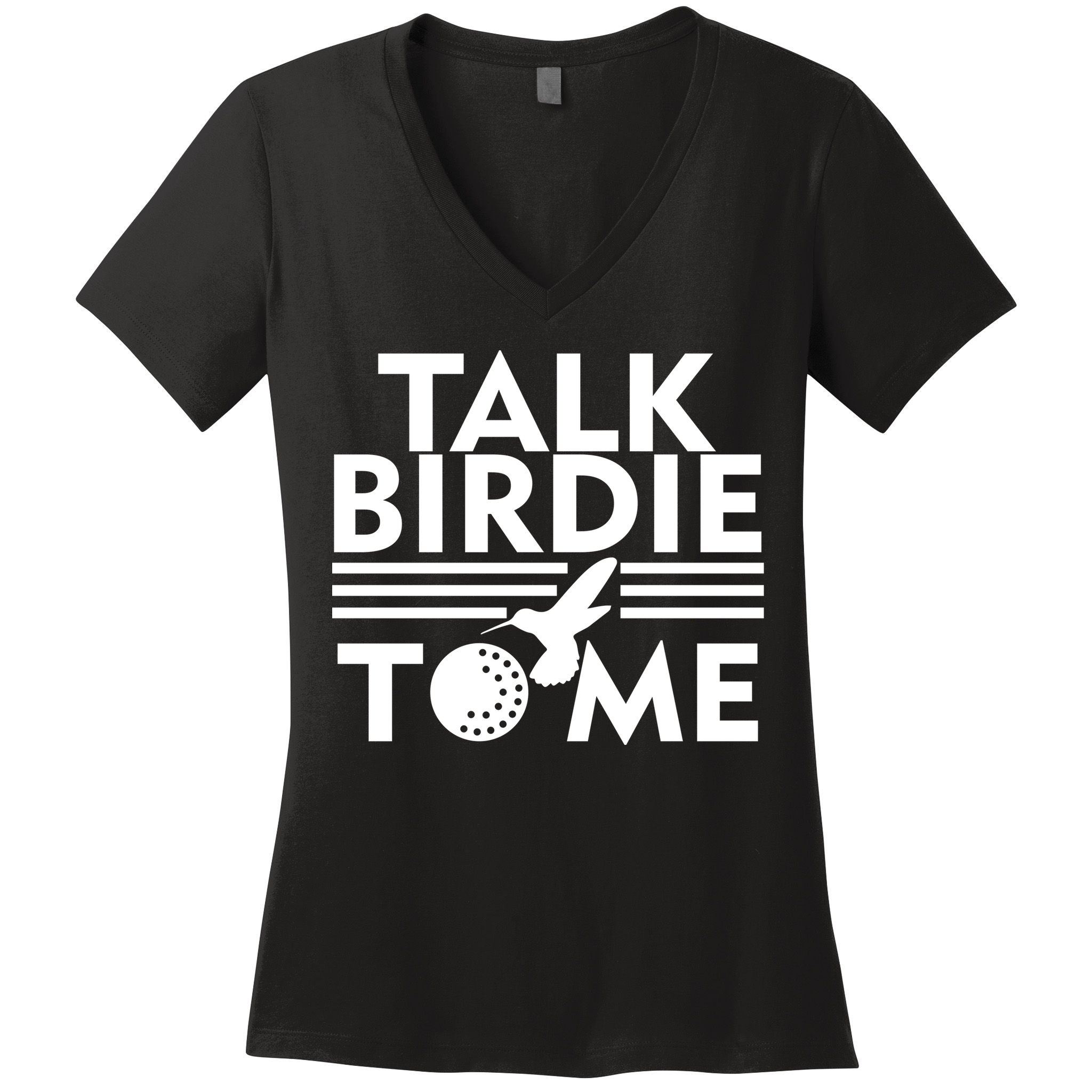 Talk Birdie To Me Women's V-Neck T-Shirt